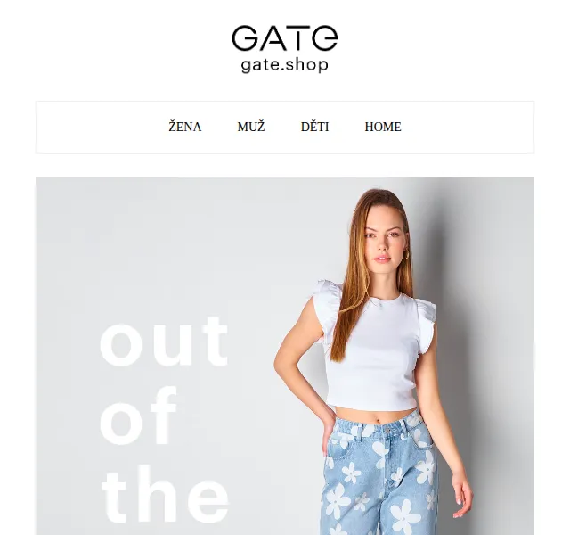 gate.shop: Denim kolekce slevy až 38 % – červen 2026 | Nuslet.cz