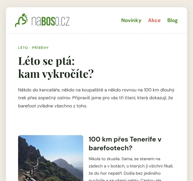 naBOSo: letní barefoot boty – až 21 % sleva | Nuslet.cz