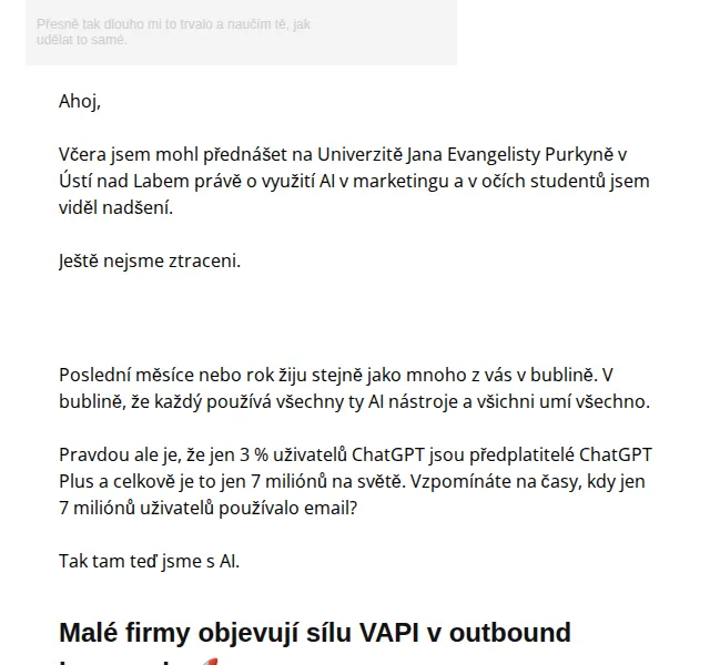 David Lörincz: AI agenti pro outbound hovory – červenec 2026 | Nuslet.cz