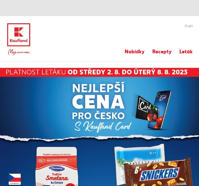 Kaufland: Kuřecí gril set a pivo Holba – červenec 2026 | Nuslet.cz