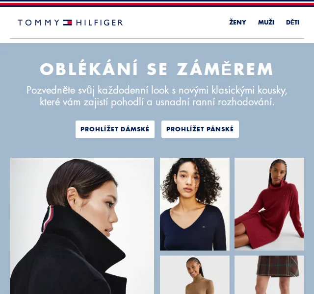 Tommy Hilfiger: Nová pracovní kolekce červen 2026 | Nuslet.cz