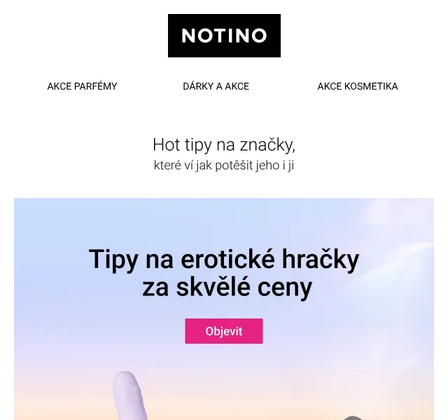 Notino: Erotika a parfumy – srpen 2026 | Nuslet.cz