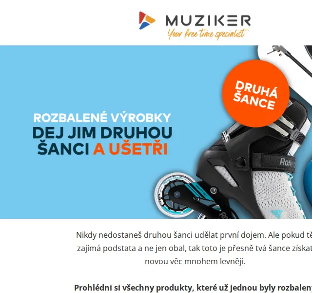 Muziker: Rozbalené produkty se slevou – červen 2026 | Nuslet.cz