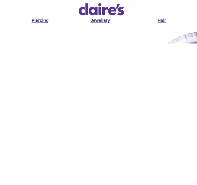 Claire's: Extra 25% sleva na vše + B3G3 – červenec 2026 | Nuslet.cz