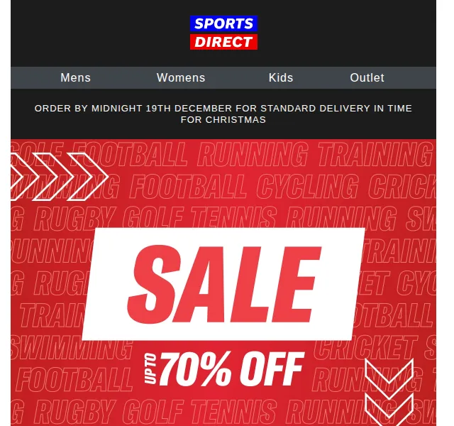 Sportsdirect: až 70% sleva Nike, adidas – červen 2026 | Nuslet.cz