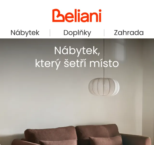 Beliani.cz: Nábytek pro malé byty – Červenec 2026 | Nuslet.cz