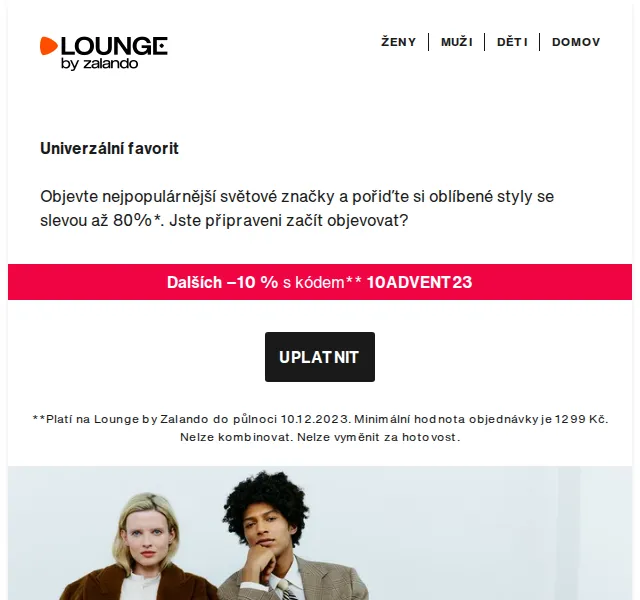 Lounge by Zalando: Extra 10% sleva na GANT a značky až do 80% – prosinec 2023 | Nuslet.cz
