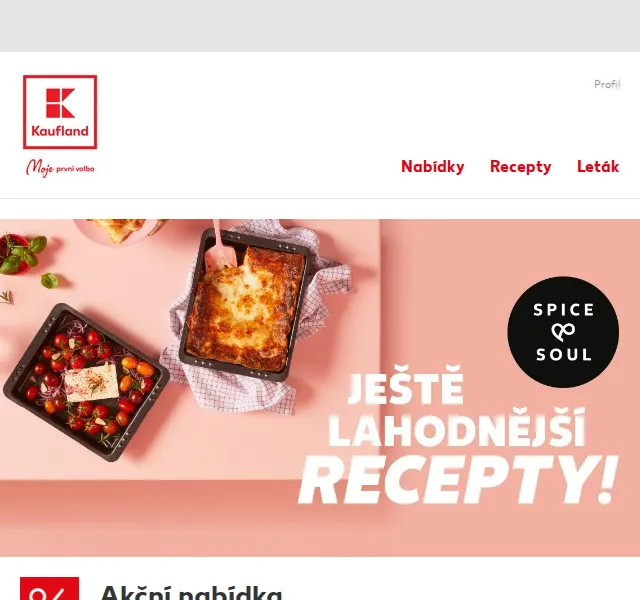 Kaufland: Kuchyňské potřeby spice&soul již od 149 Kč – červen 2026 | Nuslet.cz