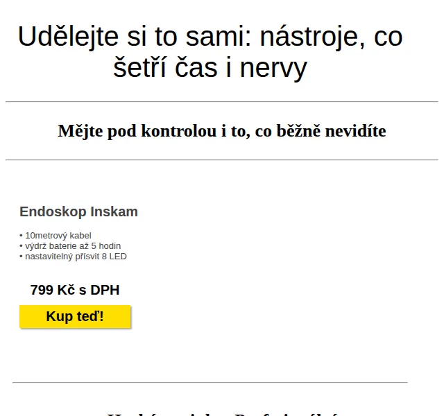 Sunnysoft: Endoskopy, termokamery a osciloskopy – červenec 2026 | Nuslet.cz
