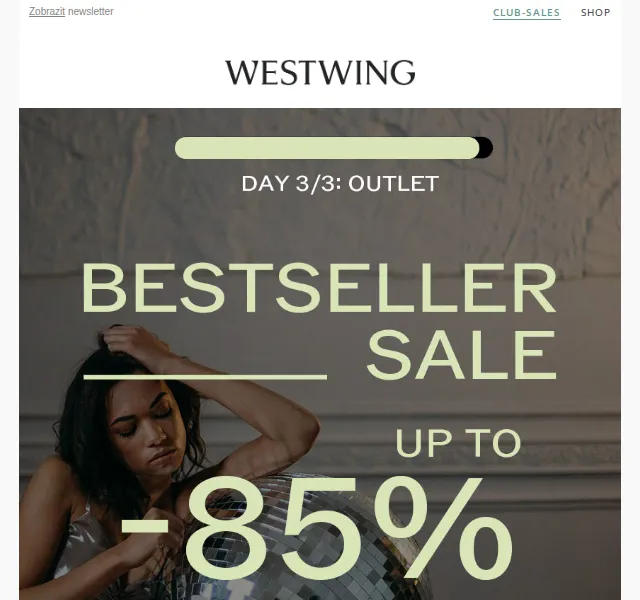 Westwing: OUTLET slevy až -85 % – červenec 2026 | Nuslet.cz