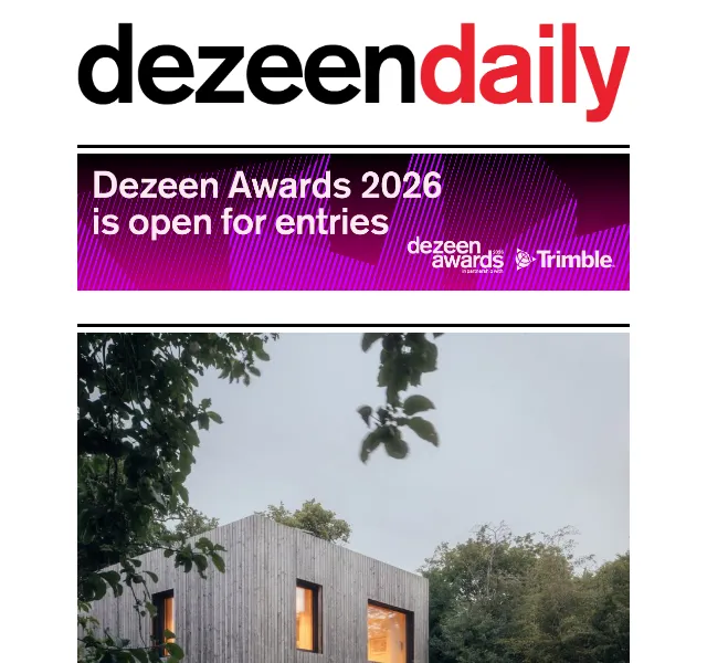 Dezeen Daily: architektura a design – červenec 2026 | Nuslet.cz