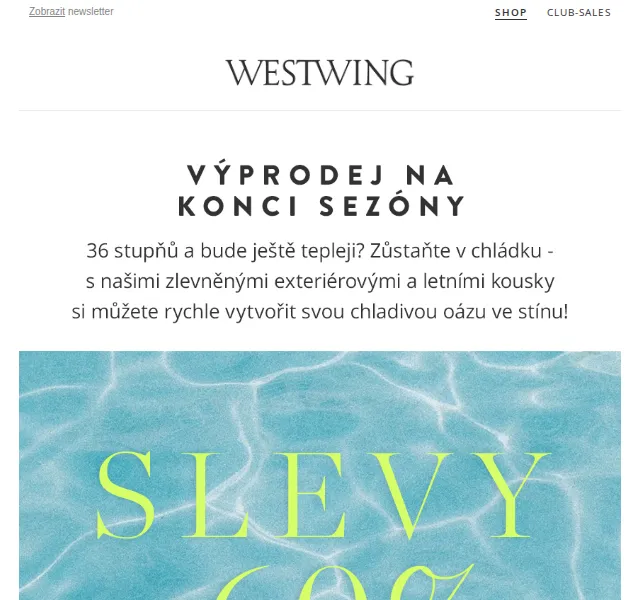 WestwingNow: výprodej až -60 % na nábytek – červenec 2026 | Nuslet.cz
