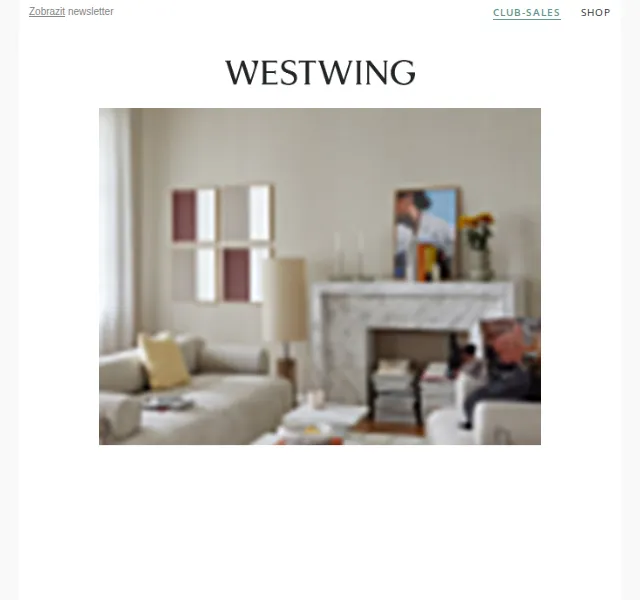 Westwing: JANUARY SALE slevy na Westwing Collection – červenec 2026 | Nuslet.cz