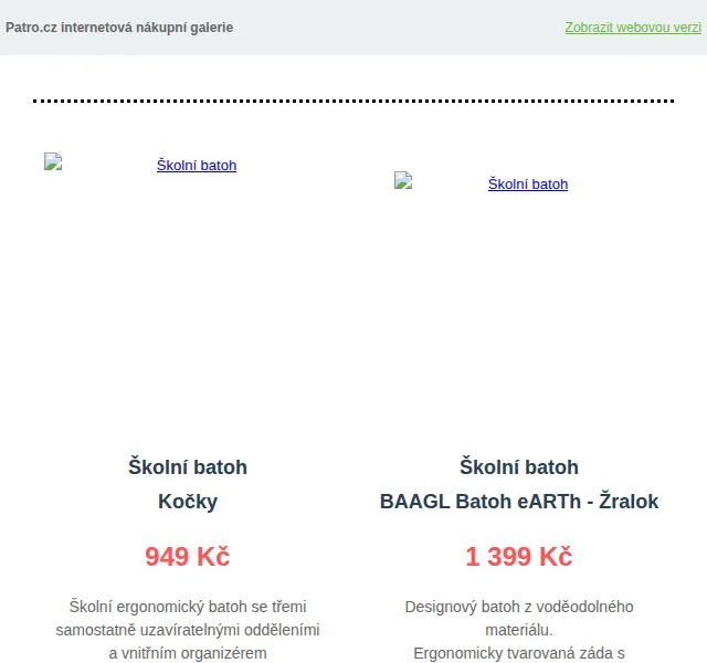 Patro: Školní batohy BAAGL – červenec 2026 | Nuslet.cz