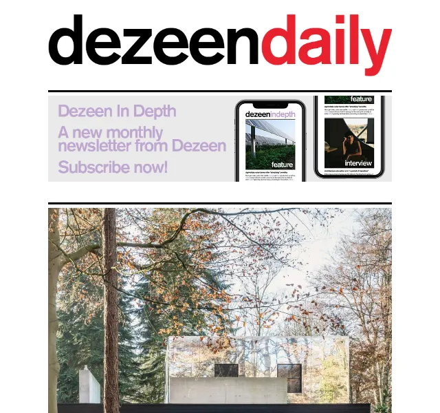 Dezeen Daily: Novinky ze světa architektury a designu – červenec 2026 | Nuslet.cz
