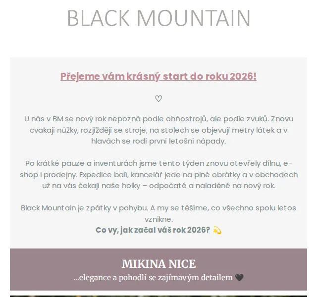 Black Mountain: Nový rok, nový start | Nuslet
