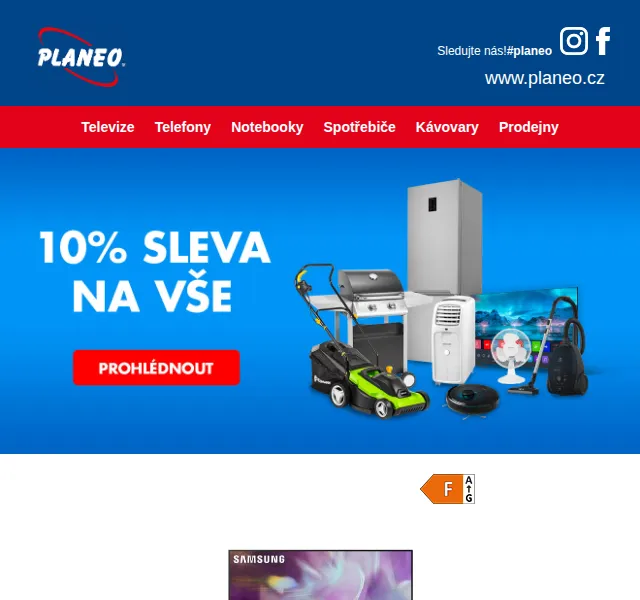 Planeo: Sleva 10 % na elektroniku – červenec 2026 | Nuslet.cz
