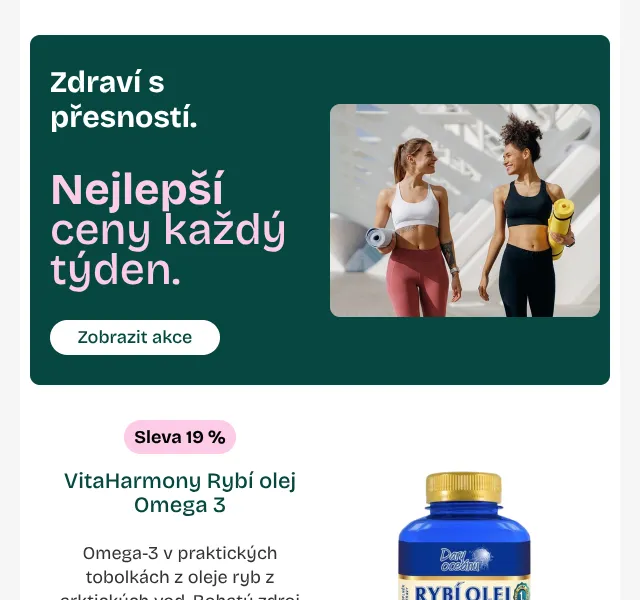 Pilulka.cz: Vitamíny, kosmetika a doplňky až -30 % | Srp 2026