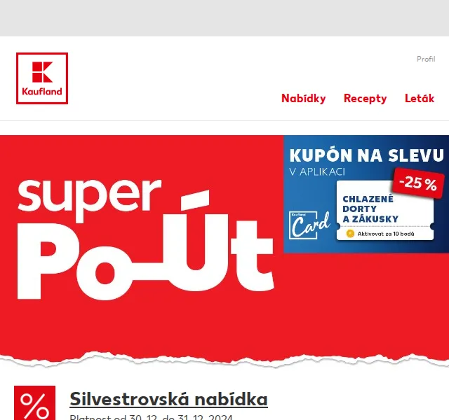 Kaufland: Bohemia Sekt a jahody v akci – silvestrovská nabídka 2026 | Nuslet.cz
