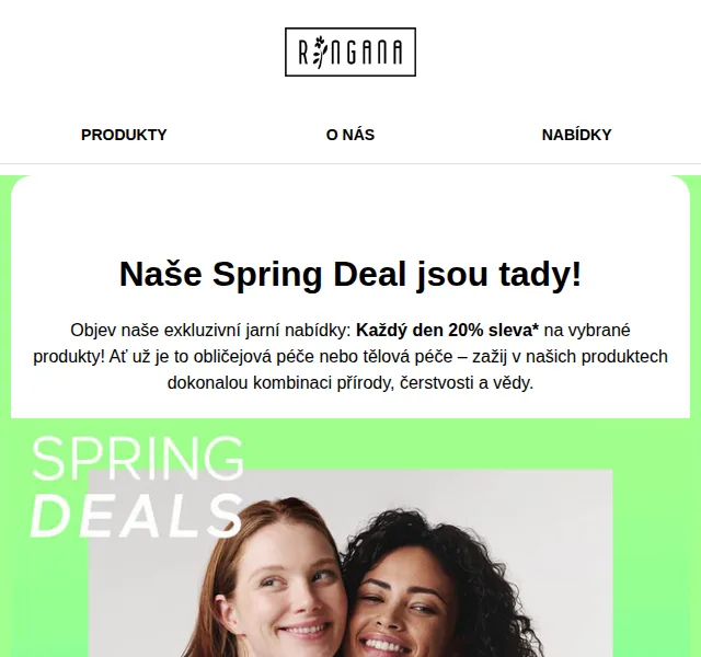 RINGANA: Jarní nabídka s 20% slevou – červenec 2026 | Nuslet.cz