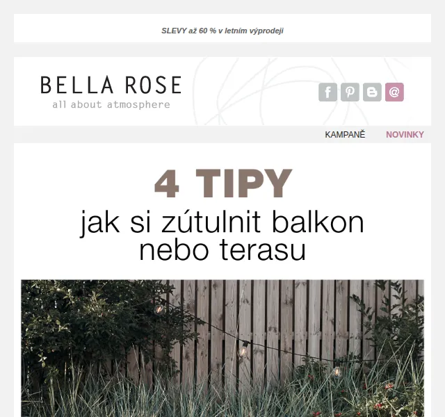 Bella Rose: Slevy až 60 % v letním výprodeji – červen 2026 | Nuslet.cz