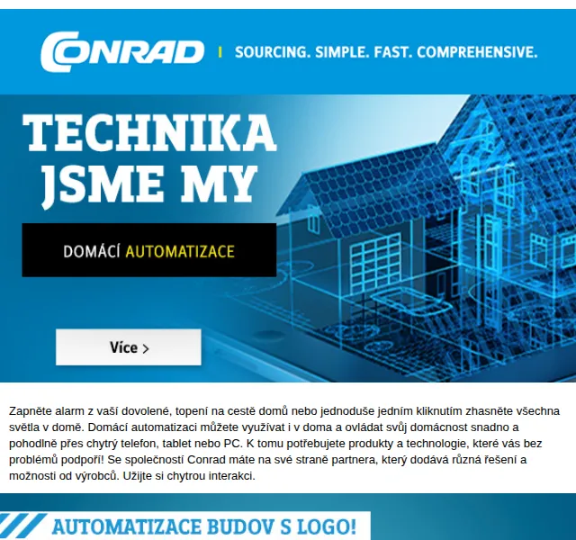 Conrad Electronic: Domácí automatizace a PLC moduly – červen 2026 | Nuslet.cz