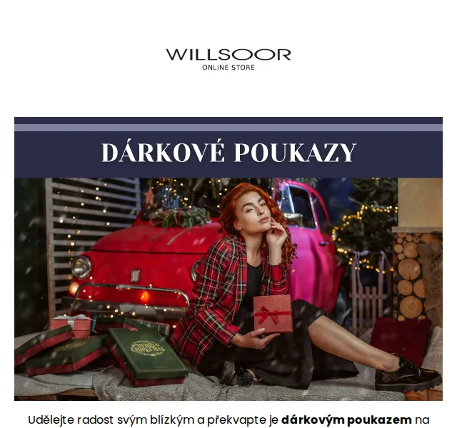 Košile Willsoor: Dárkové poukazy – červenec 2026 | Nuslet.cz