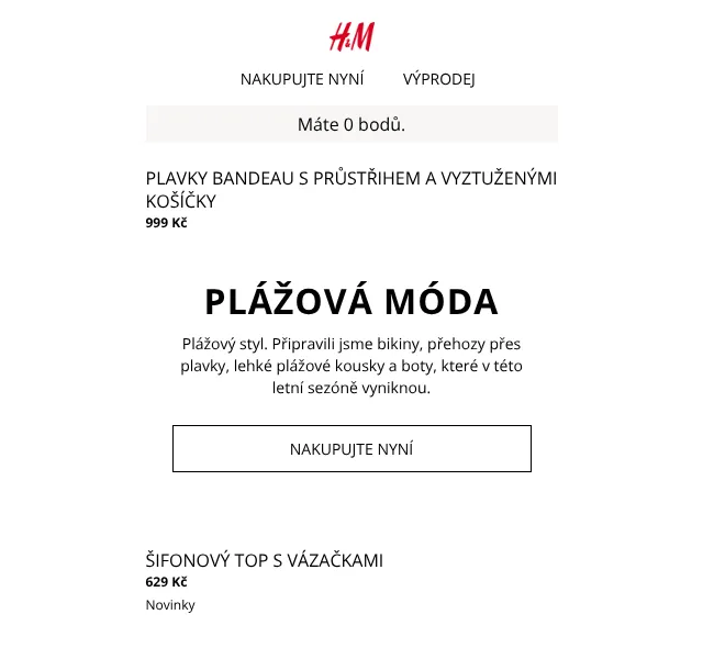 H&M Fashion: Plážová móda – červenec 2026 | Nuslet.cz