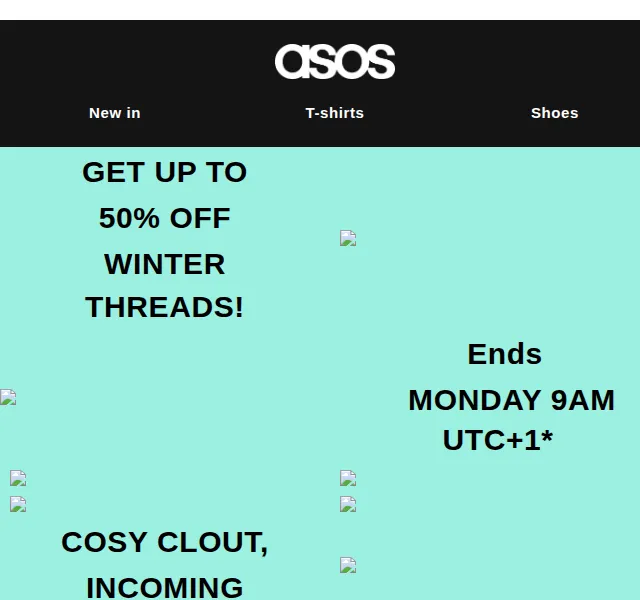 ASOS Sale: Až 50% sleva na zimní kolekci – červen 2026 | Nuslet.cz