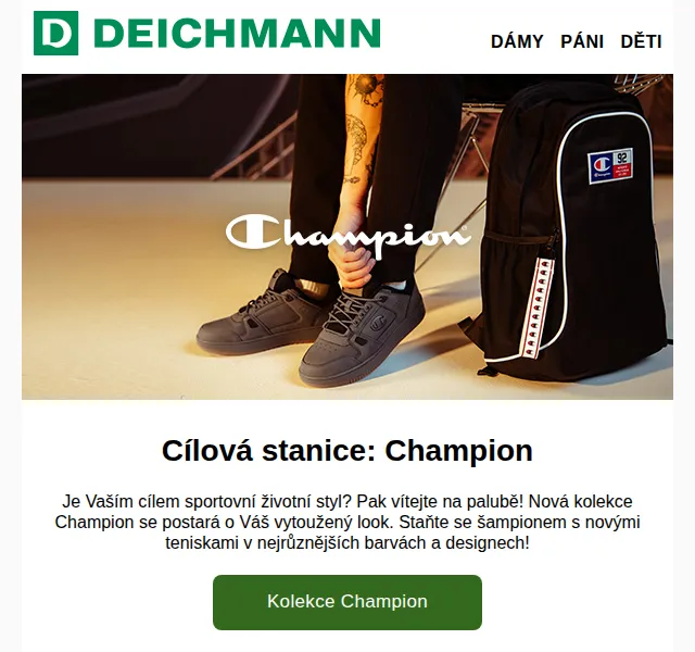 DEICHMANN: Champion kolekce – sleva 20 % na výprodej – červenec 2026 | Nuslet.cz