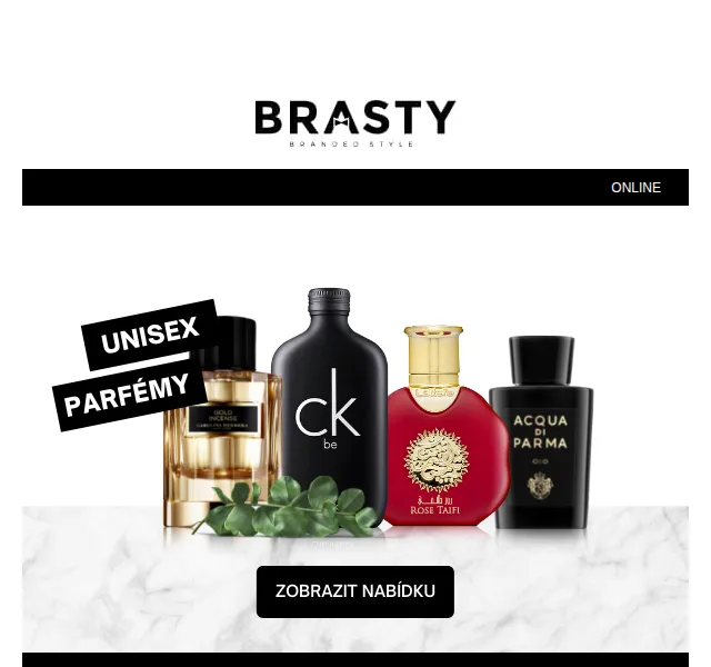 BRASTY: Unisex parfémy se slevou 10 % – červen 2026 | Nuslet.cz