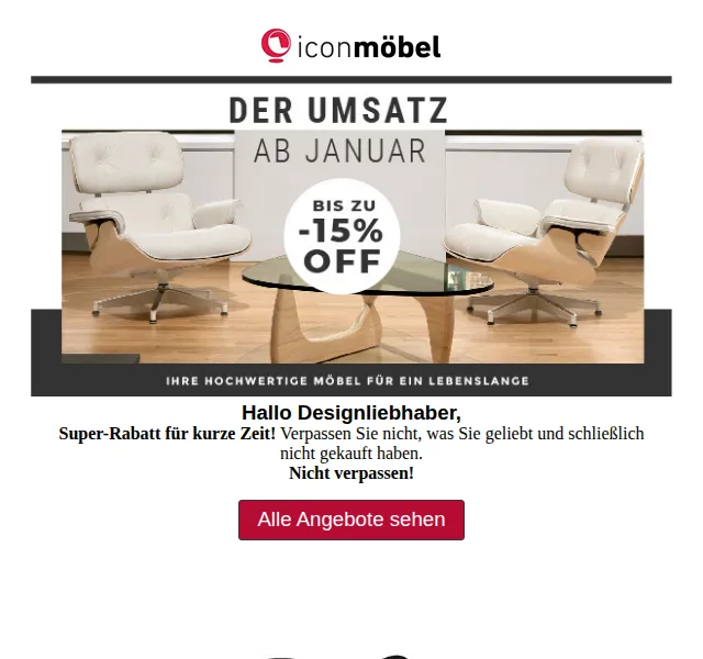 Icon Möbel: Sleva až 106 % na designové židle – červen 2026 | Nuslet.cz