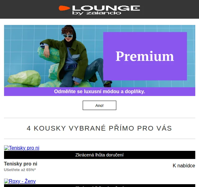 Lounge by Zalando: Stylová móda a doplňky se slevou až 75 % – červen 2026 | Nuslet.cz