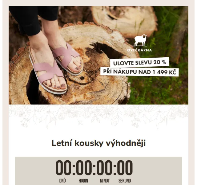 Ovečkárna: Letní kousky s 20% slevou – červenec 2026 | Nuslet.cz