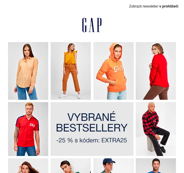 GAPstore.cz: BLACK WEEK sleva 25 % – červen 2026 | Nuslet.cz