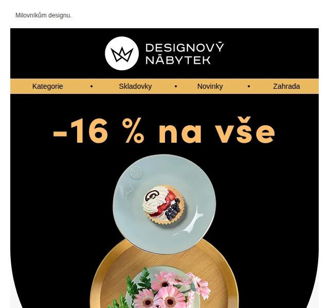 Designový Nábytek: 16% sleva na vše narozeniny – červenec 2026 | Nuslet.cz