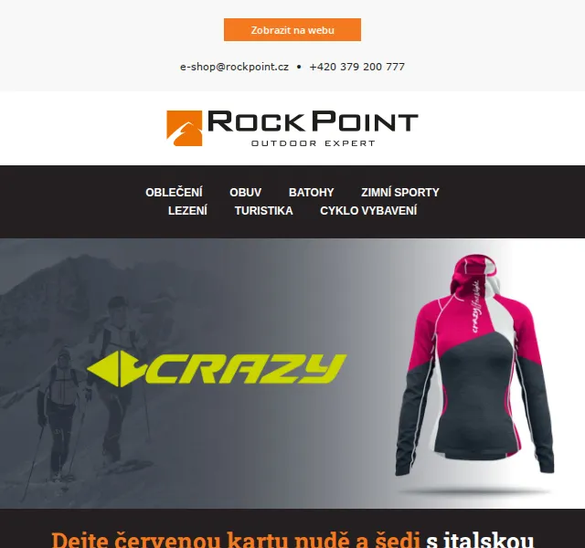 Rock Point: Crazy Idea sleva až 22 % – červen 2026 | Nuslet.cz