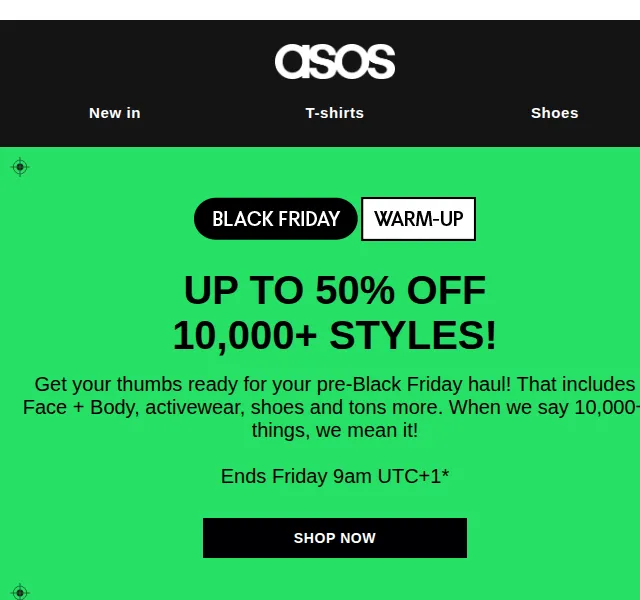 ASOS: Sleva až 50 % na 10 000+ stylů – červen 2026 | Nuslet.cz