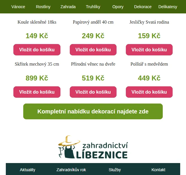 Truhlíkov.cz: Vánoční ozdoby a dekorace – červenec 2026 | Nuslet.cz