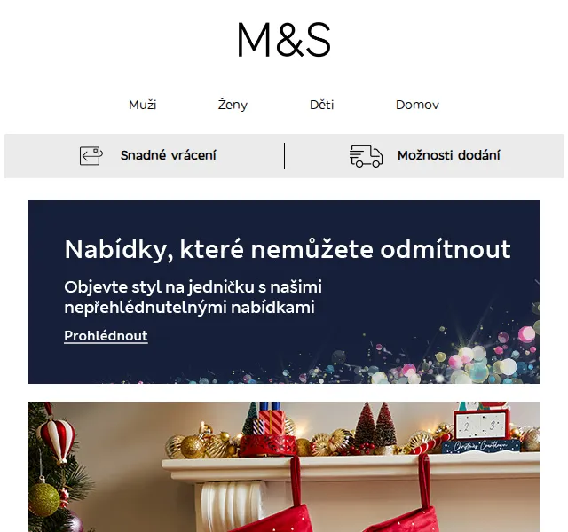 Marks and Spencer: Vánoční dárky pro celou rodinu – červen 2026 | Nuslet.cz