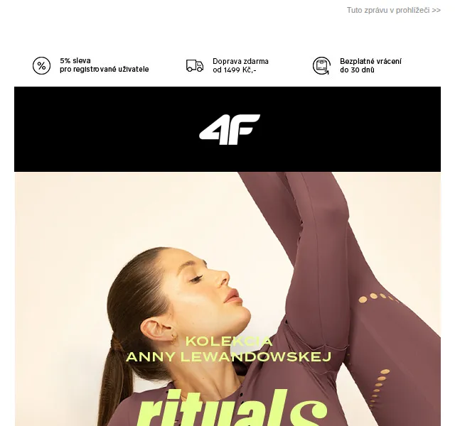 4Fstore: Kolekce 4FxAL RITUALS – červen 2026 | Nuslet.cz