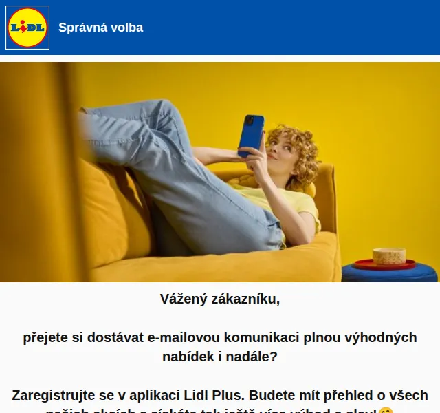 Lidl: Aplikace Lidl Plus – exkluzivní slevové kupony | červenec 2026 | Nuslet.cz