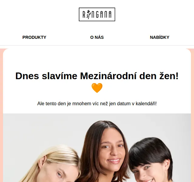 RINGANA: FRESH body milk ros limitovaná edice – červenec 2026 | Nuslet.cz