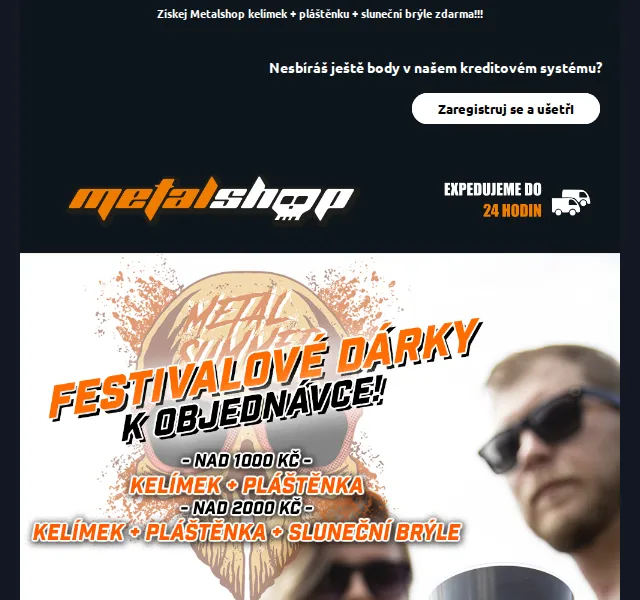 METALSHOP: Festivalový balíček k nákupu – červenec 2026 | Nuslet.cz