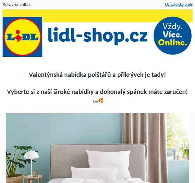 Lidl: Matrace, polštáře a pyžama od 299 Kč – červenec 2026 | Nuslet.cz