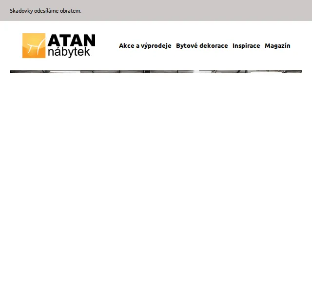 ATAN nábytek: Výprodej skladu se slevami až 69 % – červen 2026 | Nuslet.cz
