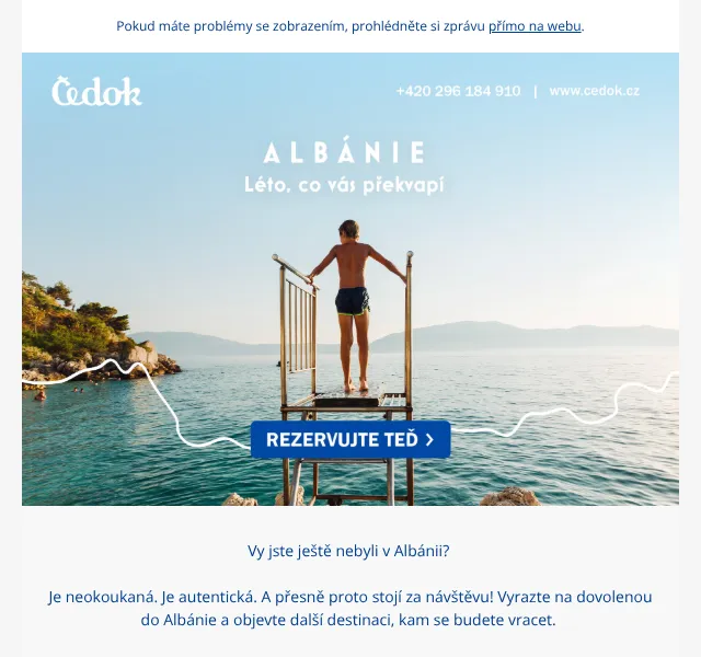 Čedok: Albánie od 10 790 Kč – červenec 2026 | Nuslet.cz