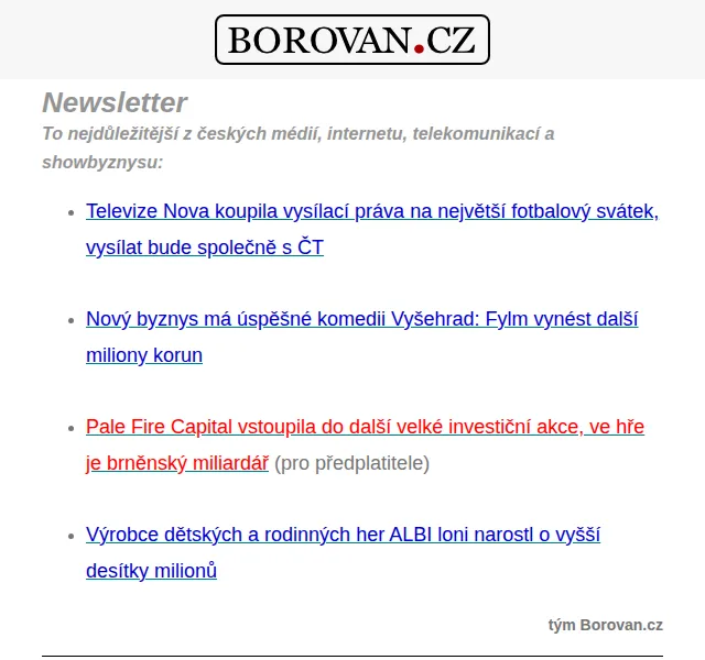 Aleš Borovan: Novinky z byznysu – červen 2026 | Nuslet.cz