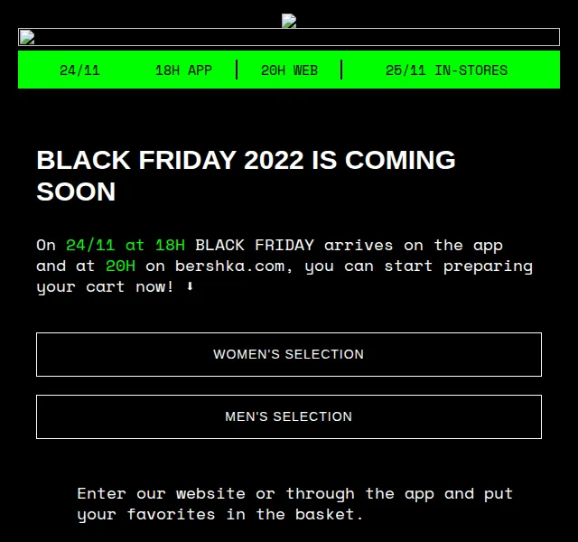 Bershka: Black Friday až 50% sleva – listopad 2022 | Nuslet.cz