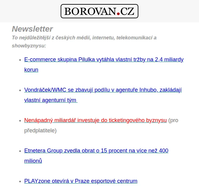 Aleš Borovan: Pilulka růstová čísla – červen 2026 | Nuslet.cz
